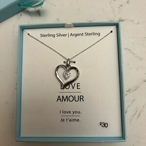 Sterling Silver Heart Necklace